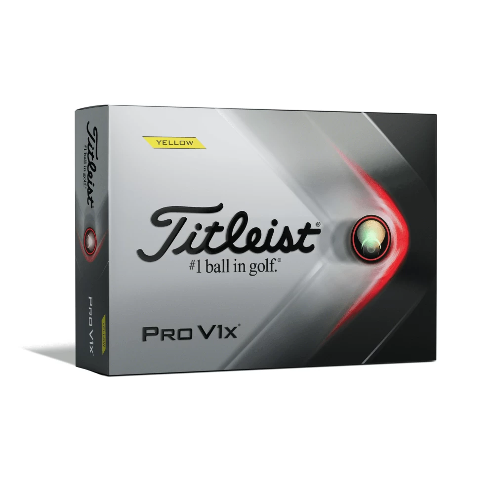 Titleist Pro V1x Yellow Golf Balls - Personalised Logo Or Text 3 Titleist Pro V1x Yellow Golf Balls - Personalised Logo Or Text