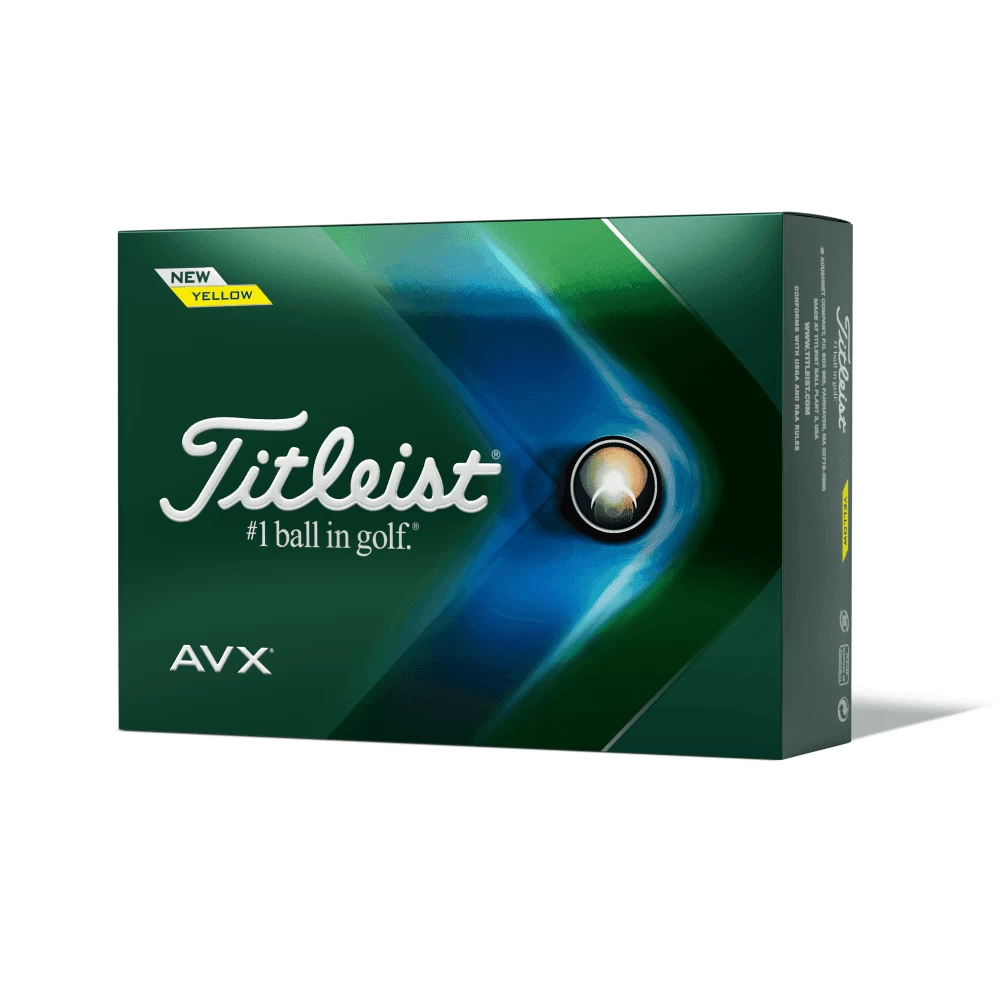 Titleist Titlesit AVX Yellow Golf Balls- Personalised Logo Or Text 3 Titleist Titlesit AVX Yellow Golf Balls- Personalised Logo Or Text