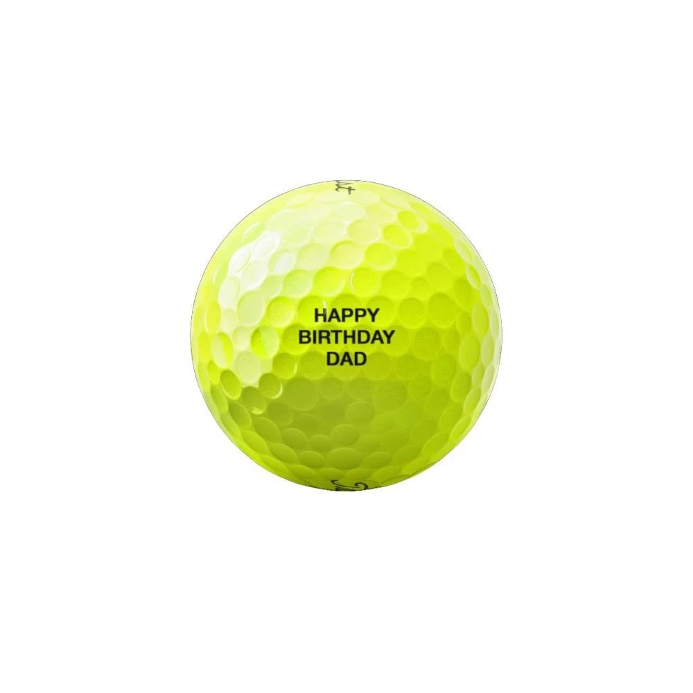 Titleist Titlesit AVX Yellow Golf Balls- Personalised Logo Or Text 4 Titleist Titlesit AVX Yellow Golf Balls- Personalised Logo Or Text - Image 2