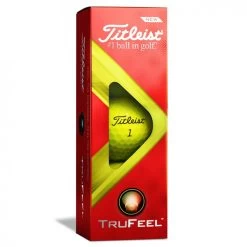 Titleist Titlesit TrueFeel Yellow Golf Balls- Personalised Logo Or Text -golf titleist titlesit truefeel yellow golf balls personalised logo or text p8008 27790 image