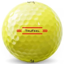 Titleist Titlesit TrueFeel Yellow Golf Balls- Personalised Logo Or Text -golf titleist titlesit truefeel yellow golf balls personalised logo or text p8008 27792 image