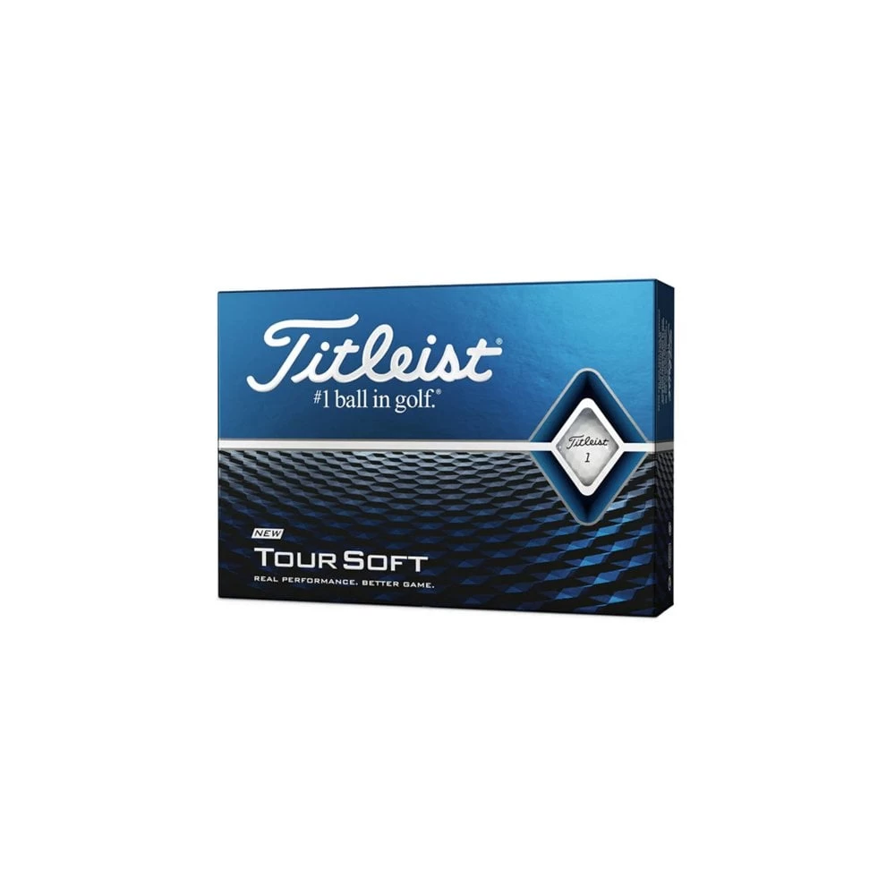 Titleist Tour Soft White Golf Balls - Doz 3 Titleist Tour Soft White Golf Balls - Doz