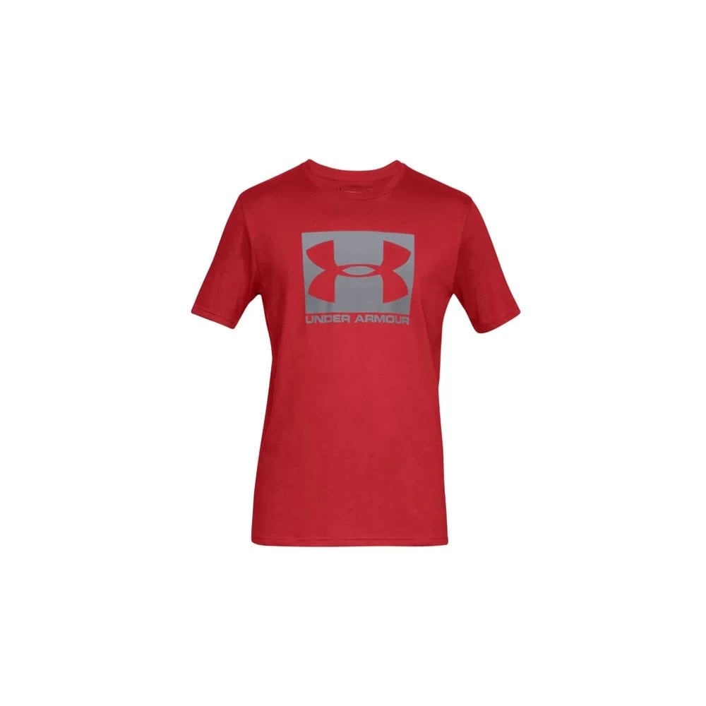 Under Armour BOXED SS T-Shirt - Red/Steel 3 Under Armour BOXED SS T-Shirt - Red/Steel