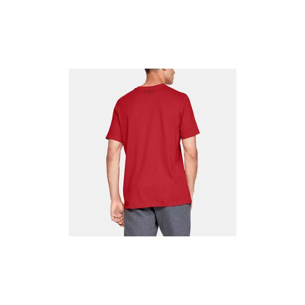 Under Armour BOXED SS T-Shirt - Red/Steel 5 Under Armour BOXED SS T-Shirt - Red/Steel - Image 3