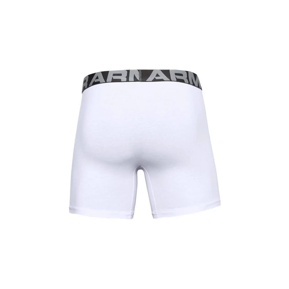 Under Armour Charged Cotton 6 Boxerjock 3pk - White 4 Under Armour Charged Cotton 6 Boxerjock 3pk - White - Image 2