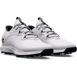 Under Armour Charged Draw 2 Wide Golf Shoes White