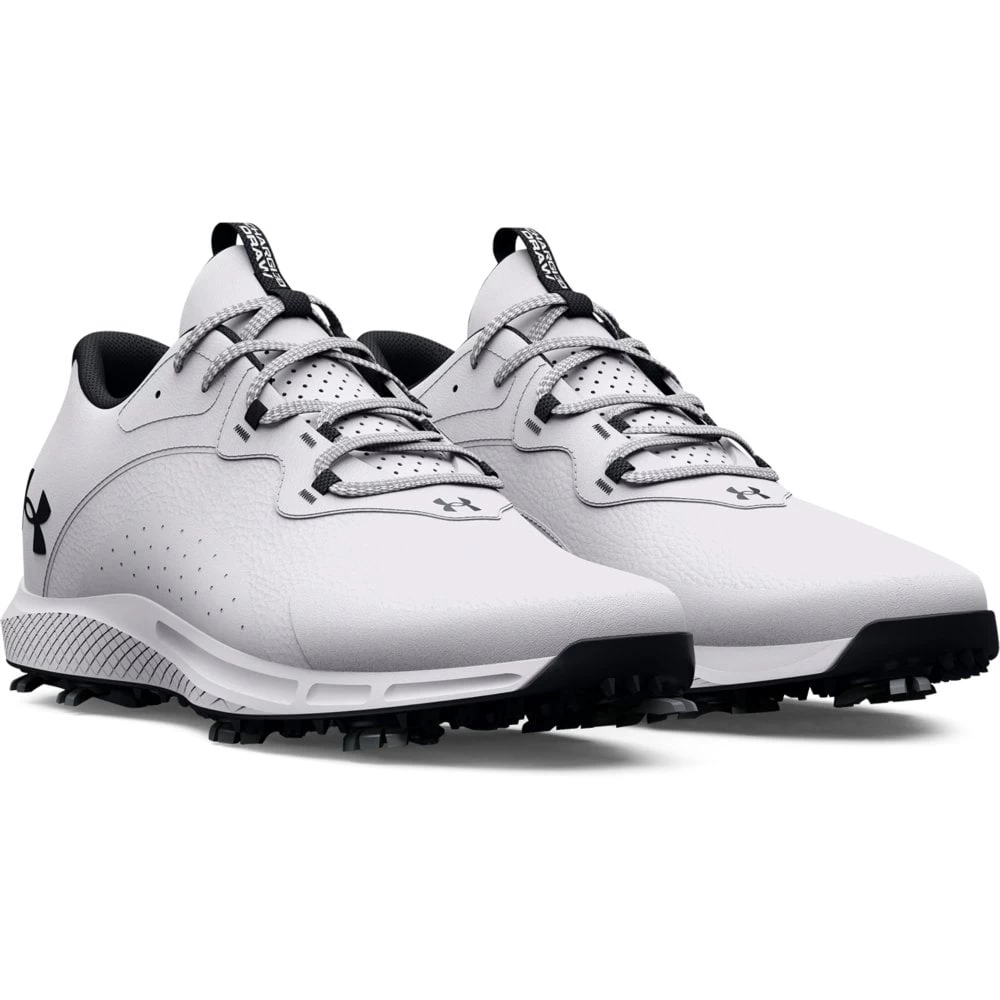 Under Armour Charged Draw 2 Wide Golf Shoes White 3 Under Armour Charged Draw 2 Wide Golf Shoes White