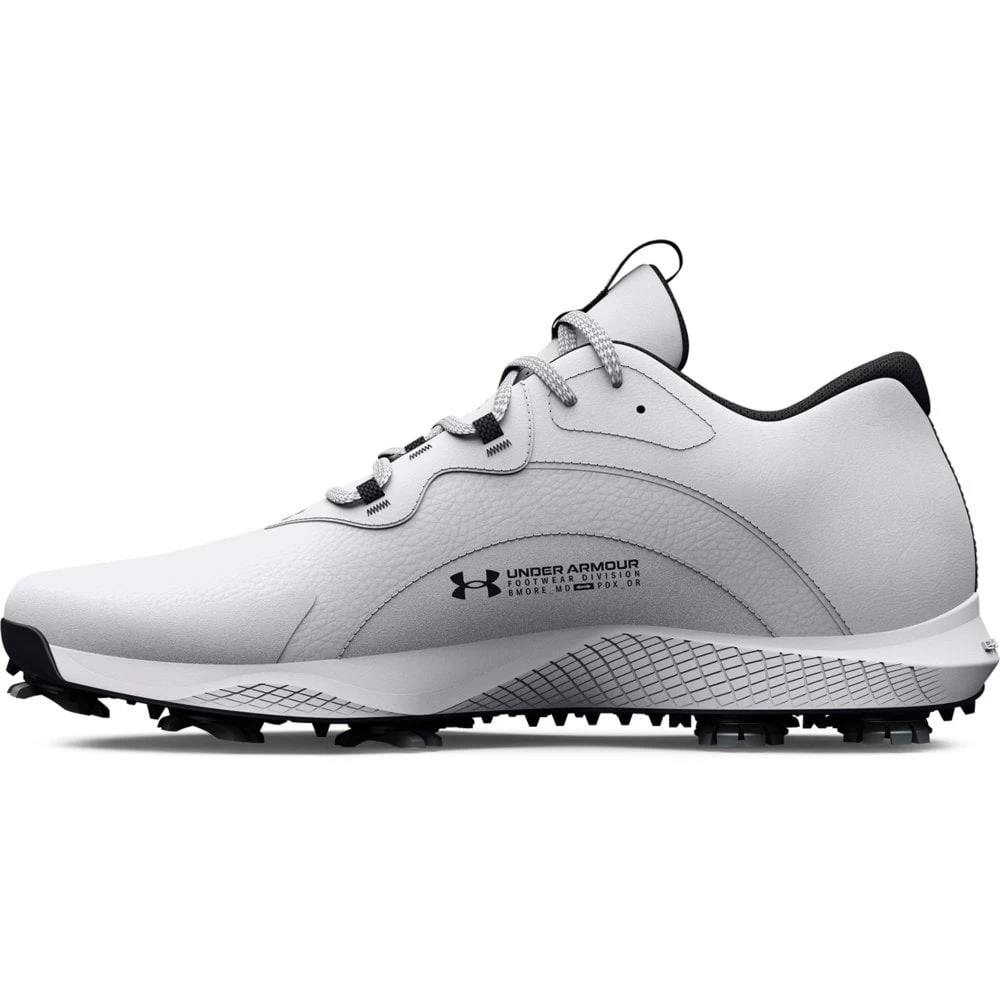 Under Armour Charged Draw 2 Wide Golf Shoes White 4 Under Armour Charged Draw 2 Wide Golf Shoes White - Image 2