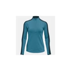 Under Armour Ladies Storm Midlayer 1/2 Zip Blue Flannel/Blue -golf under armour ladies storm midlayer 1 2 zip blue flannel blue p7278 14464 image