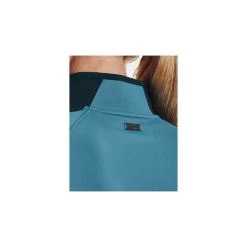 Under Armour Ladies Storm Midlayer 1/2 Zip Blue Flannel/Blue -golf under armour ladies storm midlayer 1 2 zip blue flannel blue p7278 14466 image