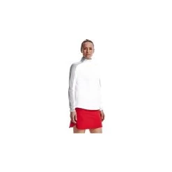 Under Armour Ladies Storm Midlayer 1/2 Zip White/Halo Gray