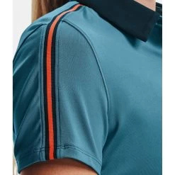 Under Armour Ladies Zinger Stripe Polo - Blue Flannel/Blue -golf under armour ladies zinger stripe polo blue flannel blue p7649 15280 image