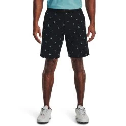 Under Armour Mens Drive Printed Short Black/Blue Foam