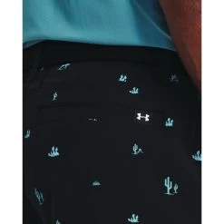 Under Armour Mens Drive Printed Short Black/Blue Foam -golf under armour mens drive printed short black blue foam p12691 27674 image