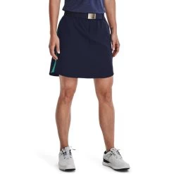 Under Armour Womens Links Woven Skort Midnight Navy