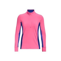 Under Armour Womens Storm Midlayer Zip PINK PUNK/Blue
