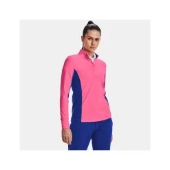 Under Armour Womens Storm Midlayer Zip PINK PUNK/Blue -golf under armour womens storm midlayer zip pink punk blue p11325 24000 image
