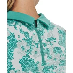 Under Armour Womens Zinger Rise Slvls Polo Neptune Green -golf under armour womens zinger rise slvls polo neptune green p8152 16600 image