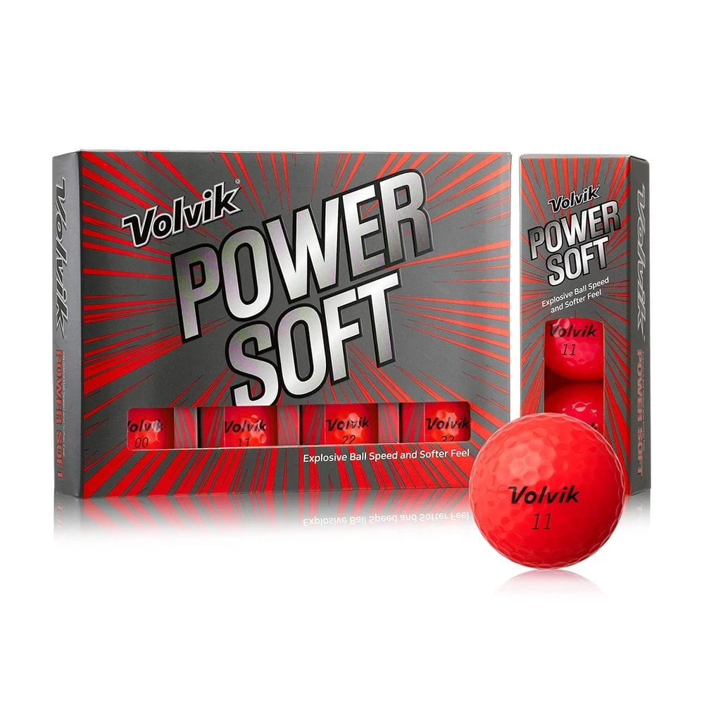PowerSoft Golf Balls (dz) Red 3 PowerSoft Golf Balls (dz) Red