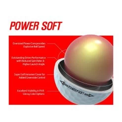 PowerSoft Golf Balls (dz) White -golf volvik powersoft golf balls dz white p14763 33686 image